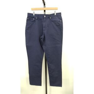 Quince Men Stretch Traveler 5-Pocket Pants Athletic Tapered Deep Navy 34